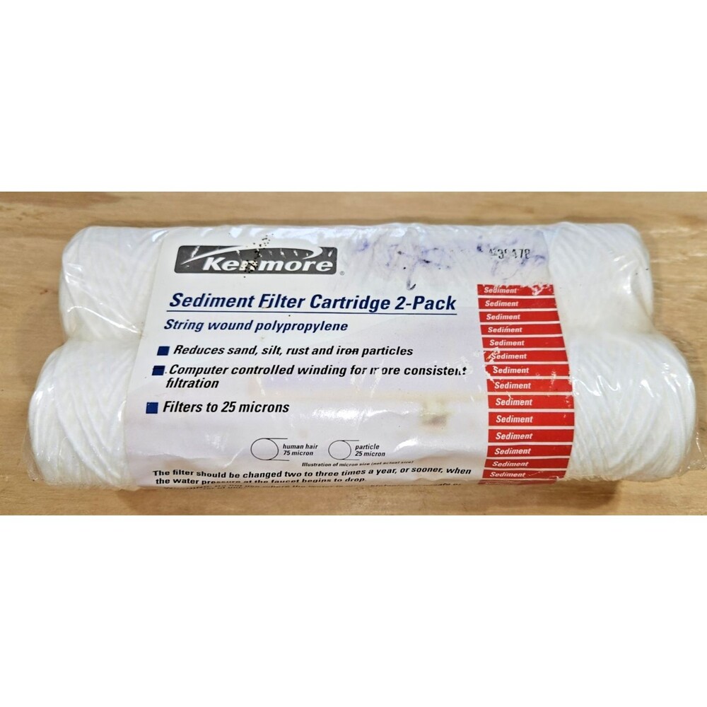 Kenmore Deluxe String Wound Sediment 38478 Compatible Filter Cartridges 2 Pack